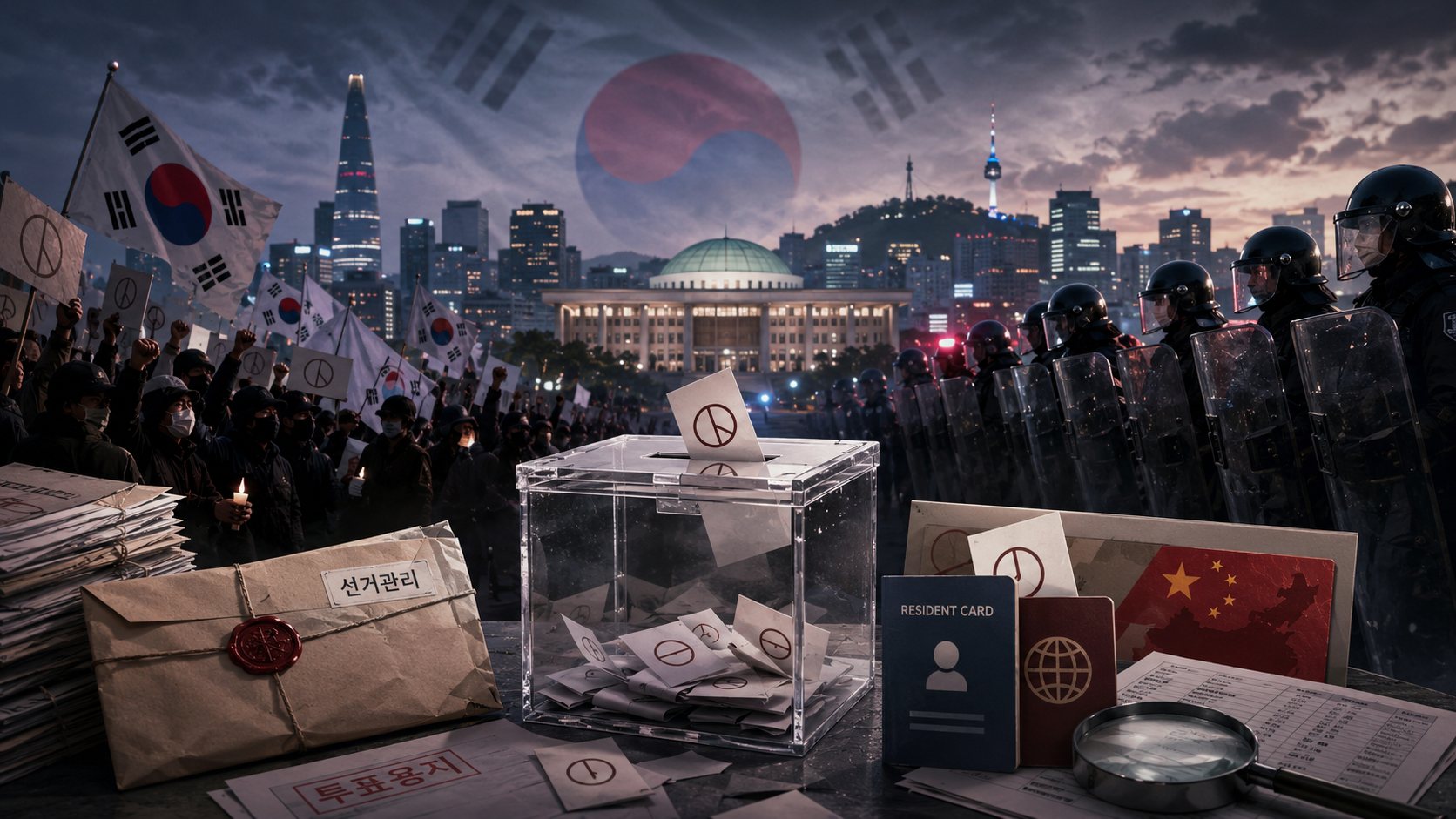 South Korea Local Elections Marred by Ballot Controversies, Police Intervention, and Debate Over Foreign Voting Rights