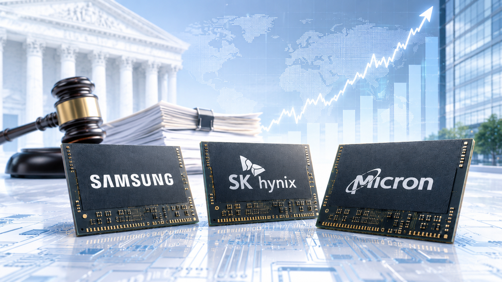 Samsung, SK hynix and Micron Hit by U.S. Lawsuit Over Alleged DRAM Price Manipulation